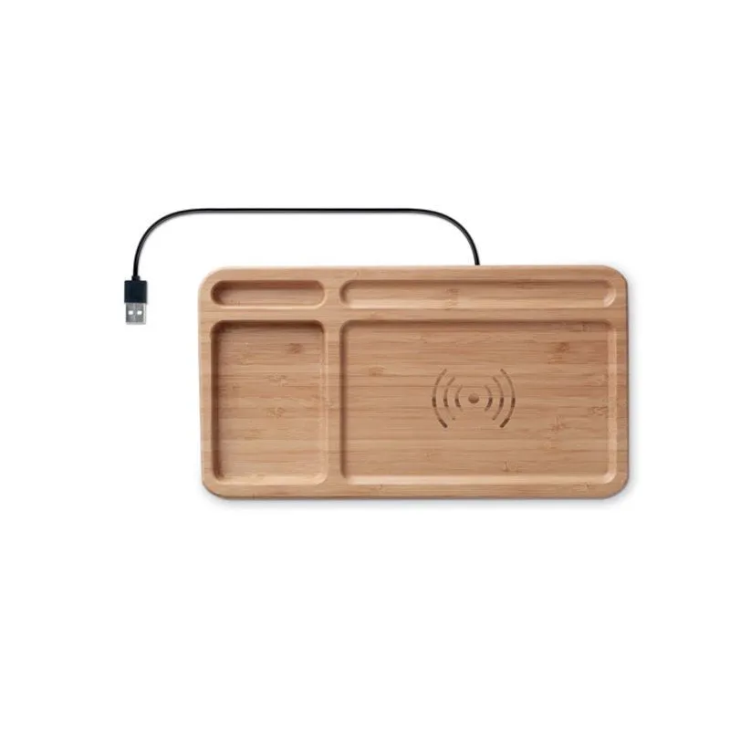 Bamboo Cleandesk wireless charger.