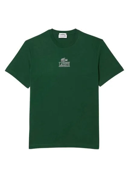 Camiseta Lacoste Verde Efecto 3D Unisex
