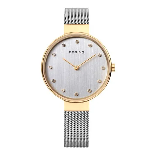 Classic Two-Tone Mesh Band Women's Watch 12034-010