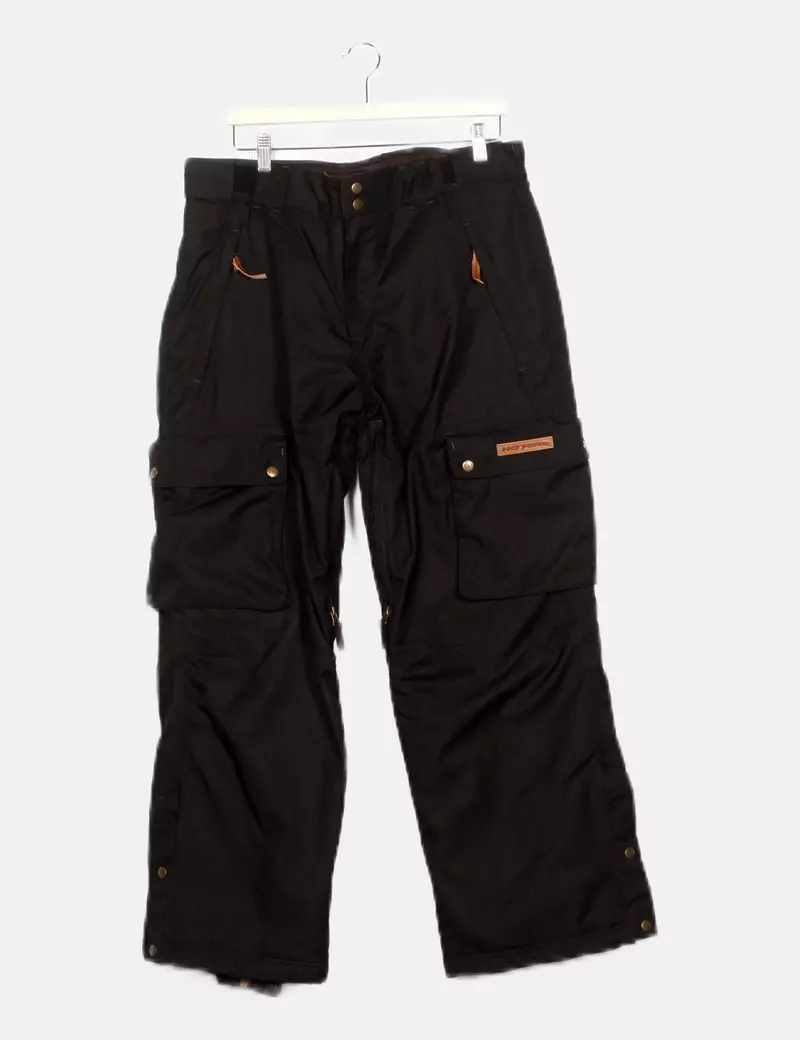 Black technical trousers for men, No Fear.