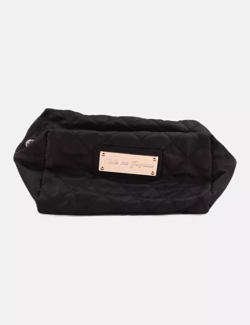 Black Padded Travel Toiletry Bag