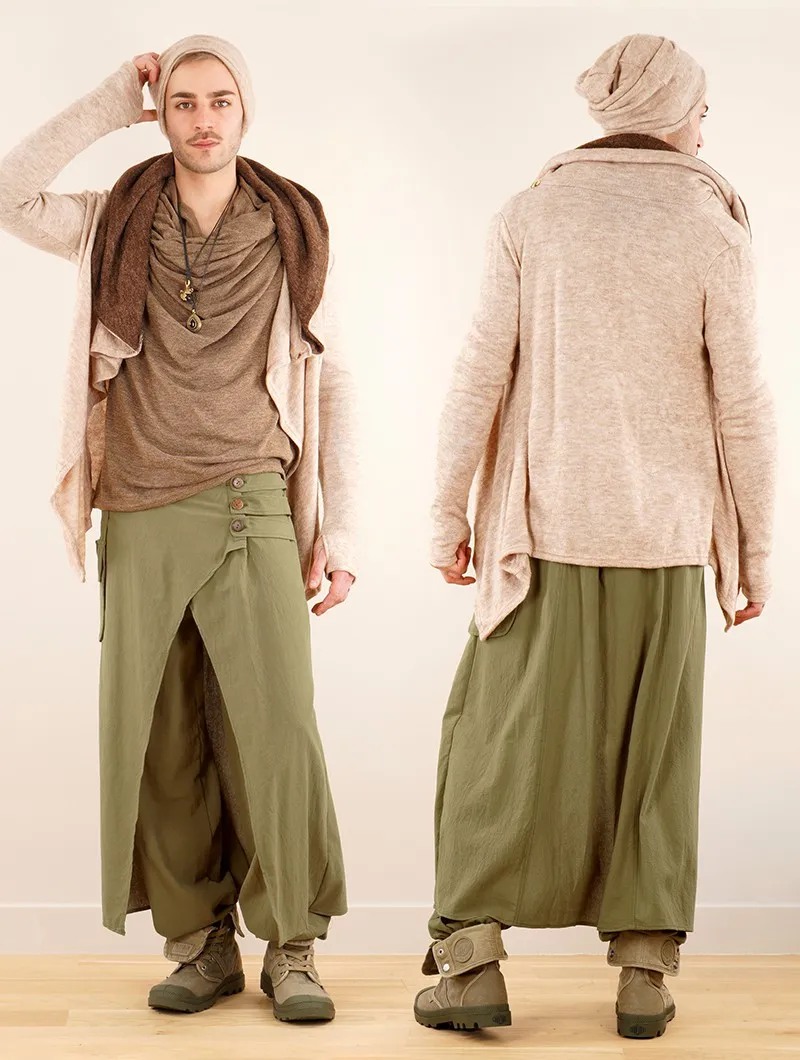Olive Green Wanda Harem Skirt