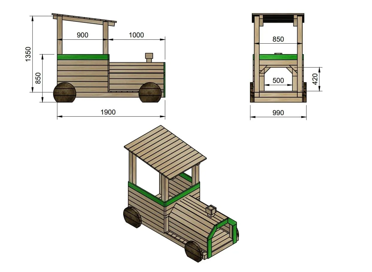 PARQUE INFANTIL LOCOMOTORA MASGAMES PINXO