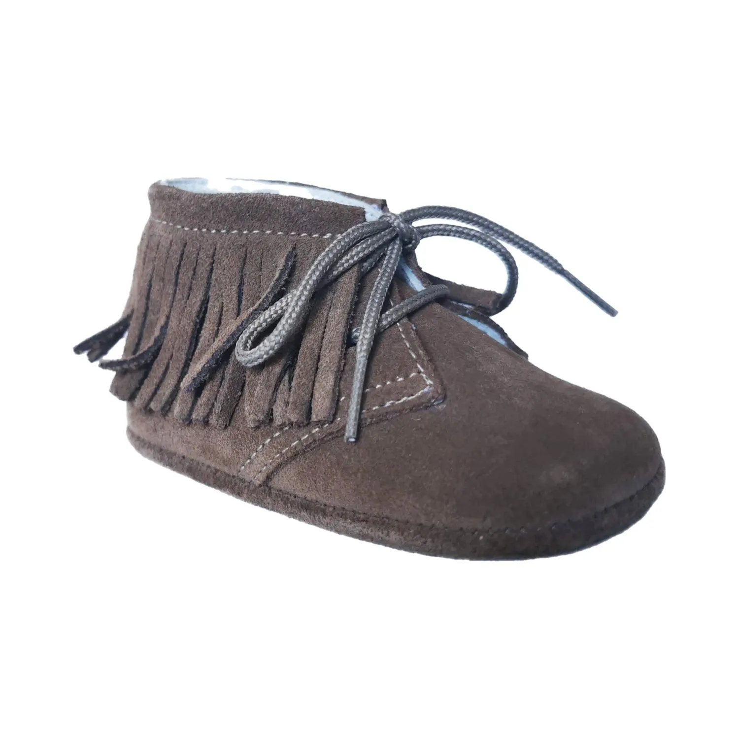 Patuco De Serraje Gris De Bebé Niña Gulliver 25713-15 (tallas De 15 A 19)