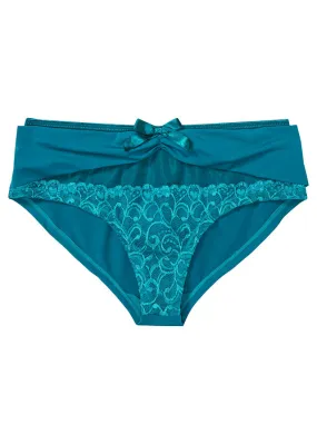 Recycled Polyamide Teal Panties.
