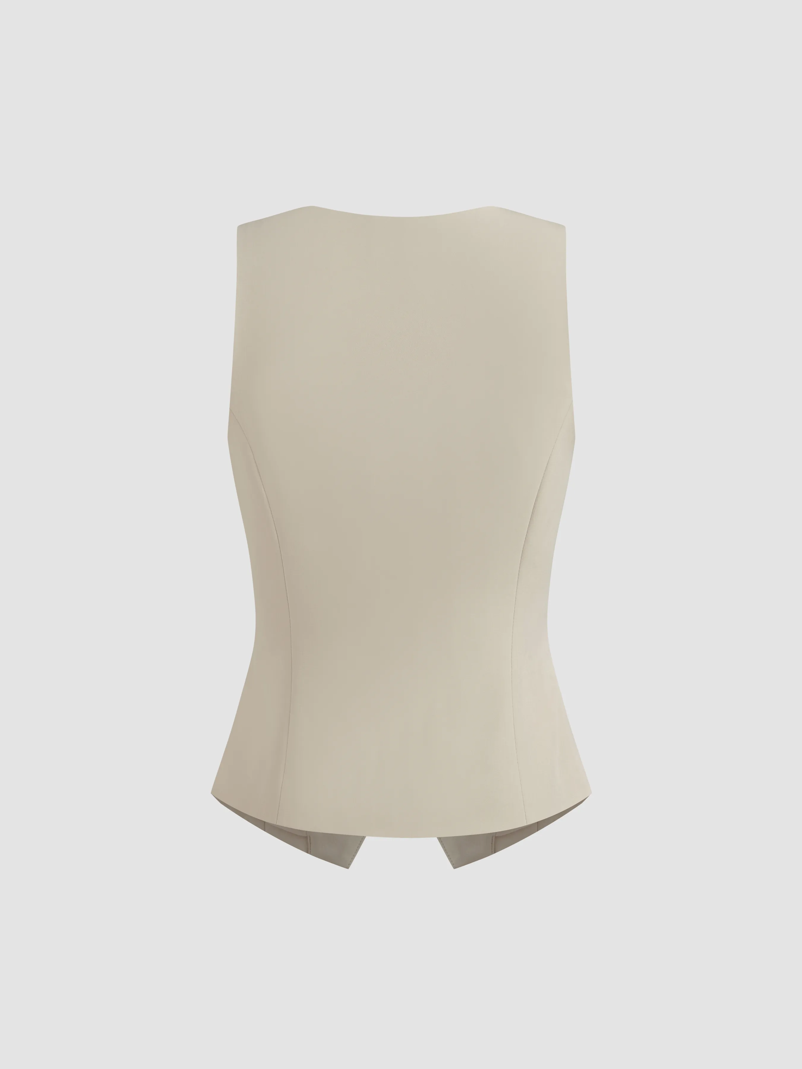 Solid V-Neck Blazer Vest - Search result: Men's Solid V-Neck Blazer Vest