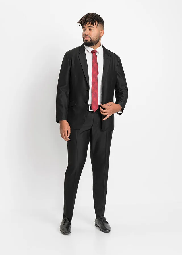 Navy Blue 3-Piece Suit: Jacket, Pants, Tie