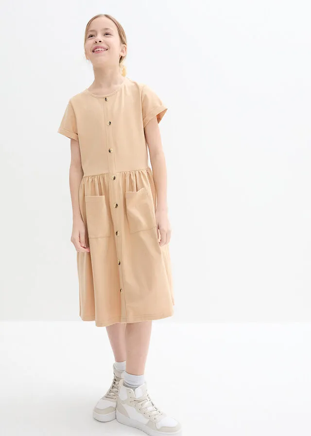 Café con leche Knit Dress