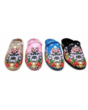 Carla 5549 Women's Floral House Slippers