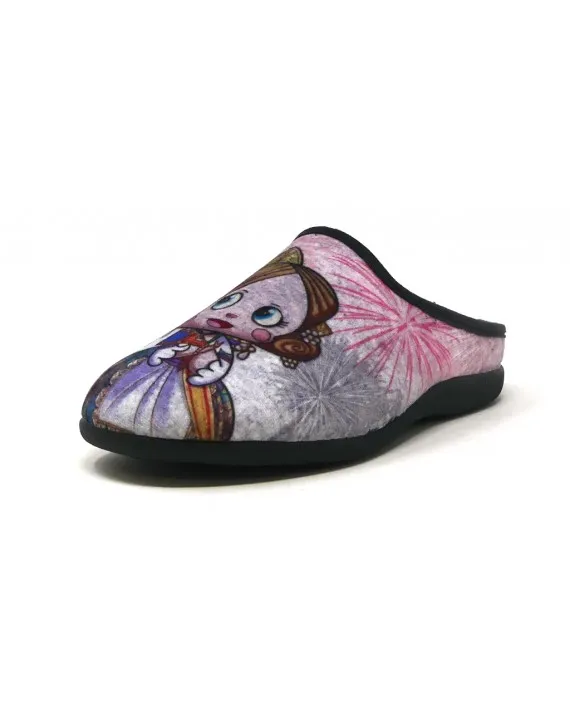 Carla Fallas 5516 Women's Home Slippers Smiling